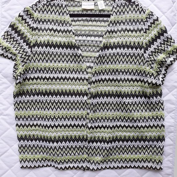 Alfred Dunner Tops - SOLD Alfred Dunner Cover-Up Women's 2XL Shirt Top EUC Open Front Jacket Duster